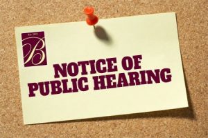 Notice Public Hearing 1