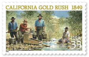 California Gold Rush Stamp 1