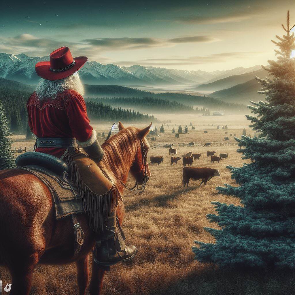 Santa is a Ranching Man