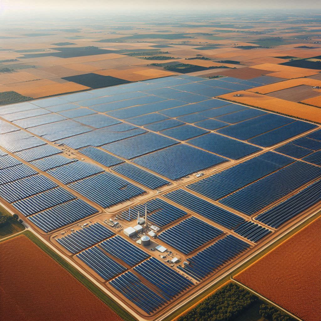 Midwestern solar farm