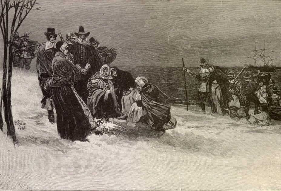 The pilgrims nearly died out due to their attempt at collective farming