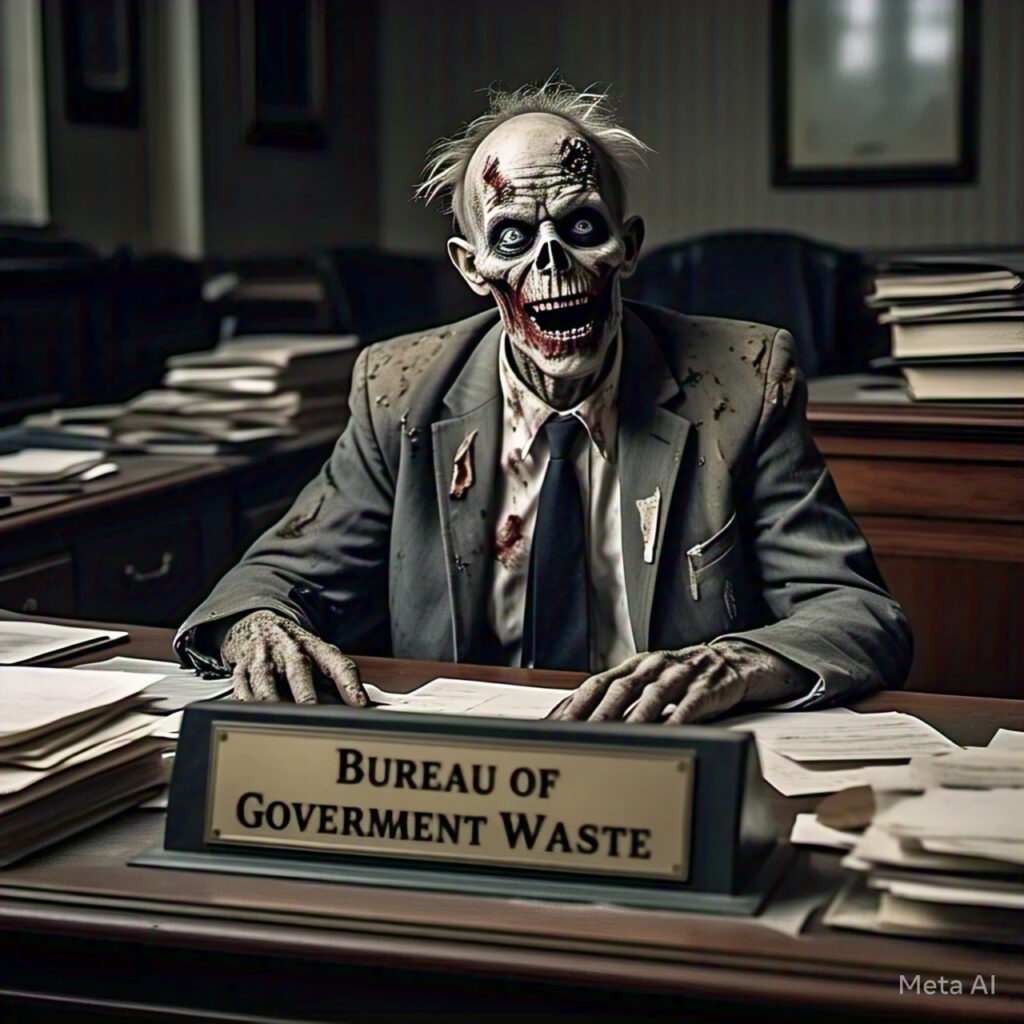 Federal bureaucracies are harder to kill than zombies